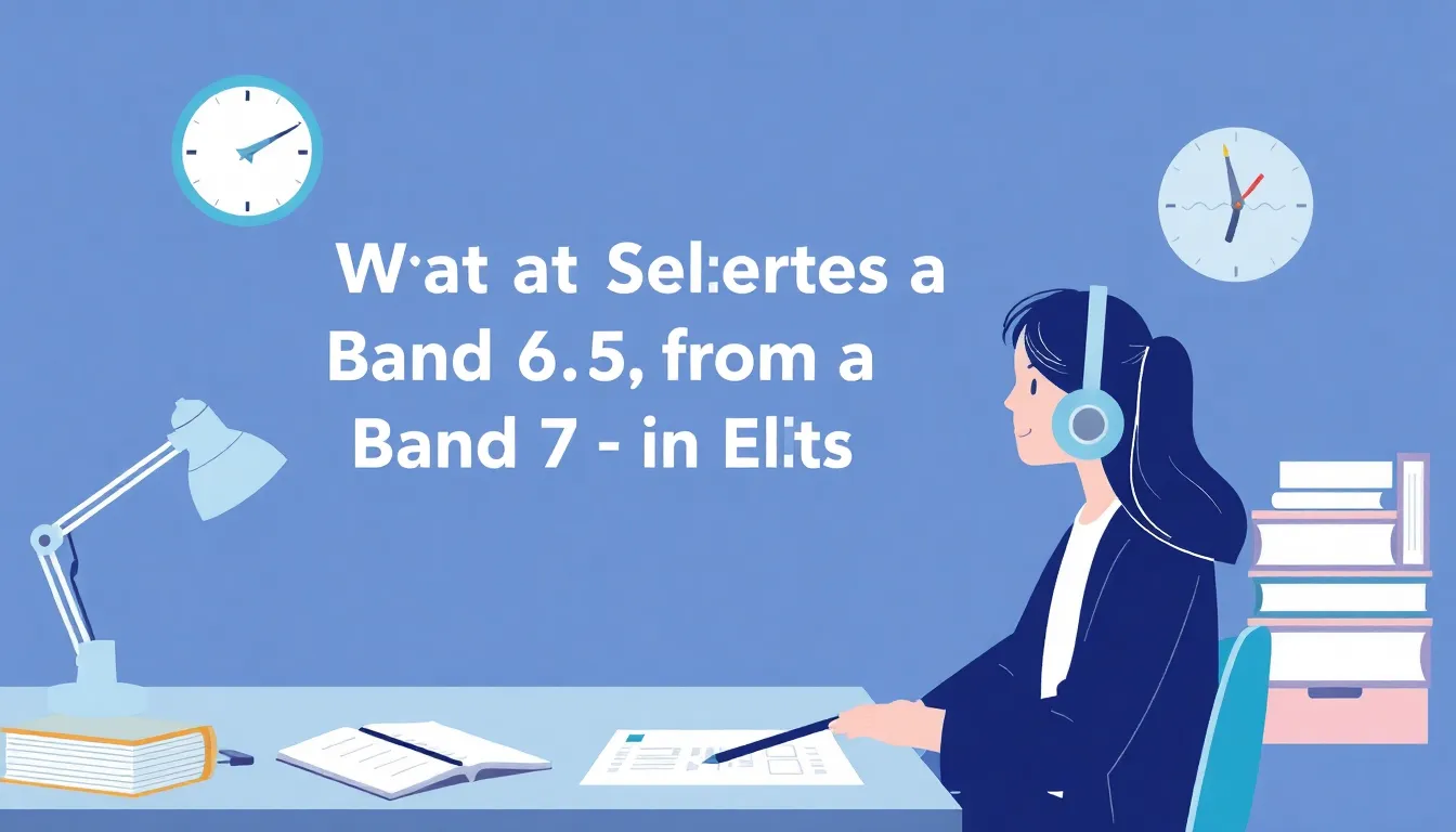 What Separates a Band 6.5 from a Band 7 in IELTS Speaking